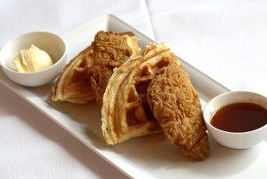 chicken and waffles