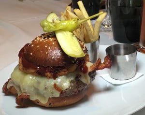 BBQ Bacon Burger from Bourbon Steak