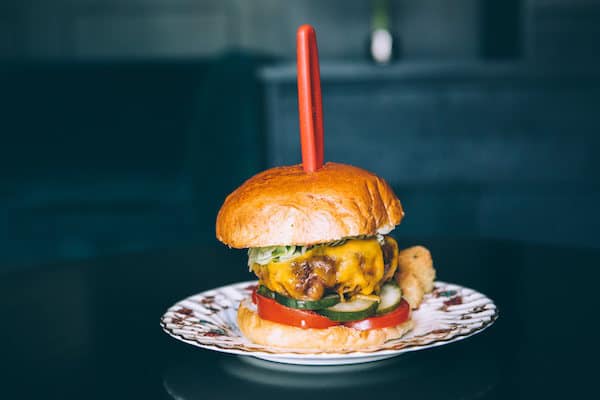 happy hour burger