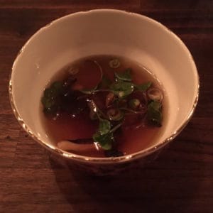 Bouillon with Shitake & Ponzu