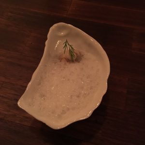 Oyster Cocktail with Chili Avocado