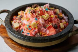 fruity pebbles snow ice