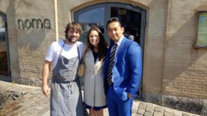 Chef Rene Redzepi, Caroline Gelabert-Noh, Sage Noh