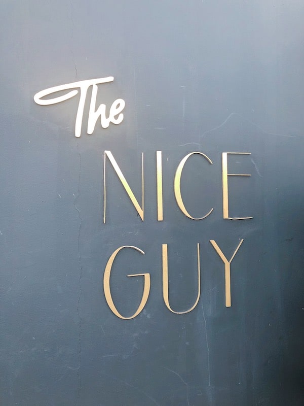 Entrance to Nice Guy Restaurant