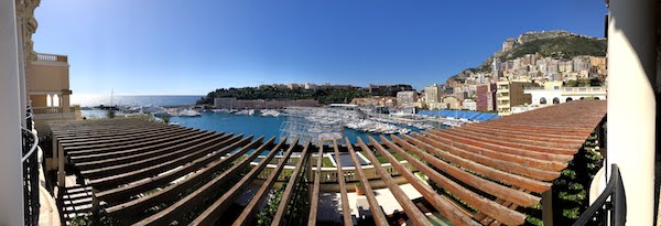 a view of monaco