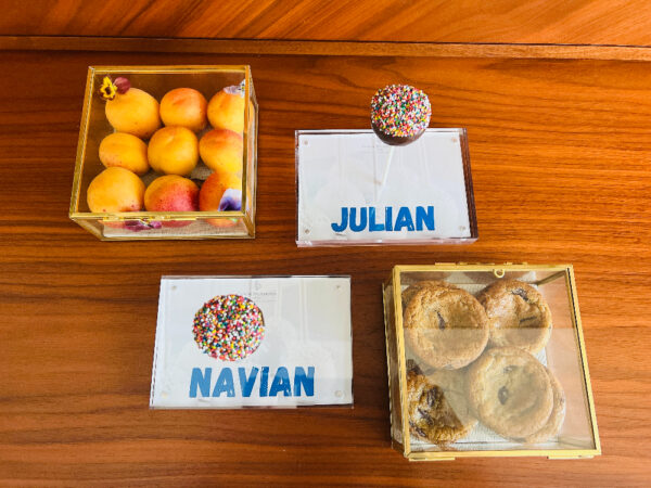 Treats for Navian and Julian Four Seasons Westlake