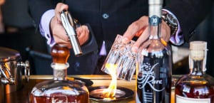 bourbon cart at Bourbon Steak Glendale