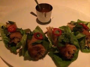 Duck Spring Rolls Bourbon Steak Glendale