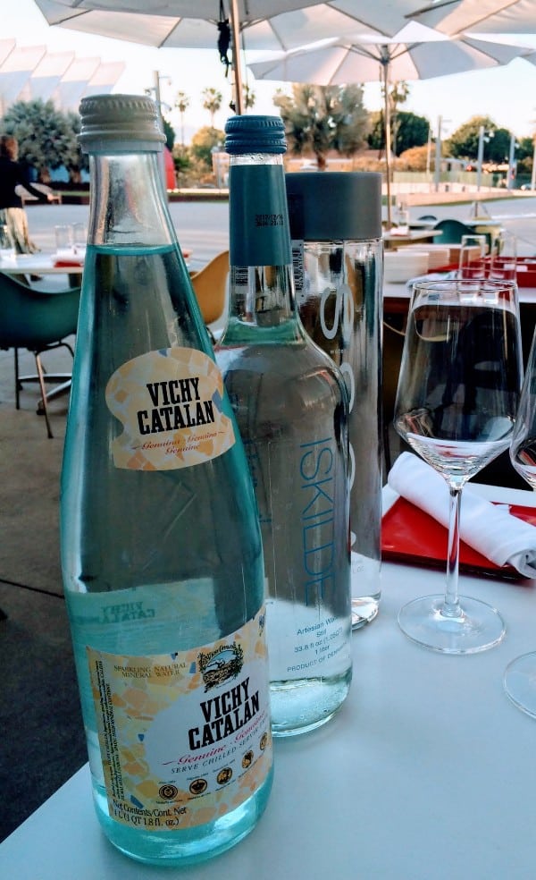 water sommelier flight at Ray and Stark's Bar