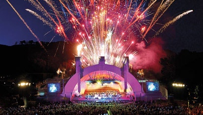 Fireworks at The Hollywood Bowl