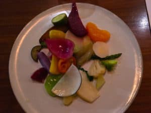 2 - Vegetable & Fruit Plate - Le Comptoir