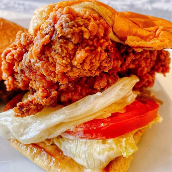 For the Win Fried Chicken Sandwich