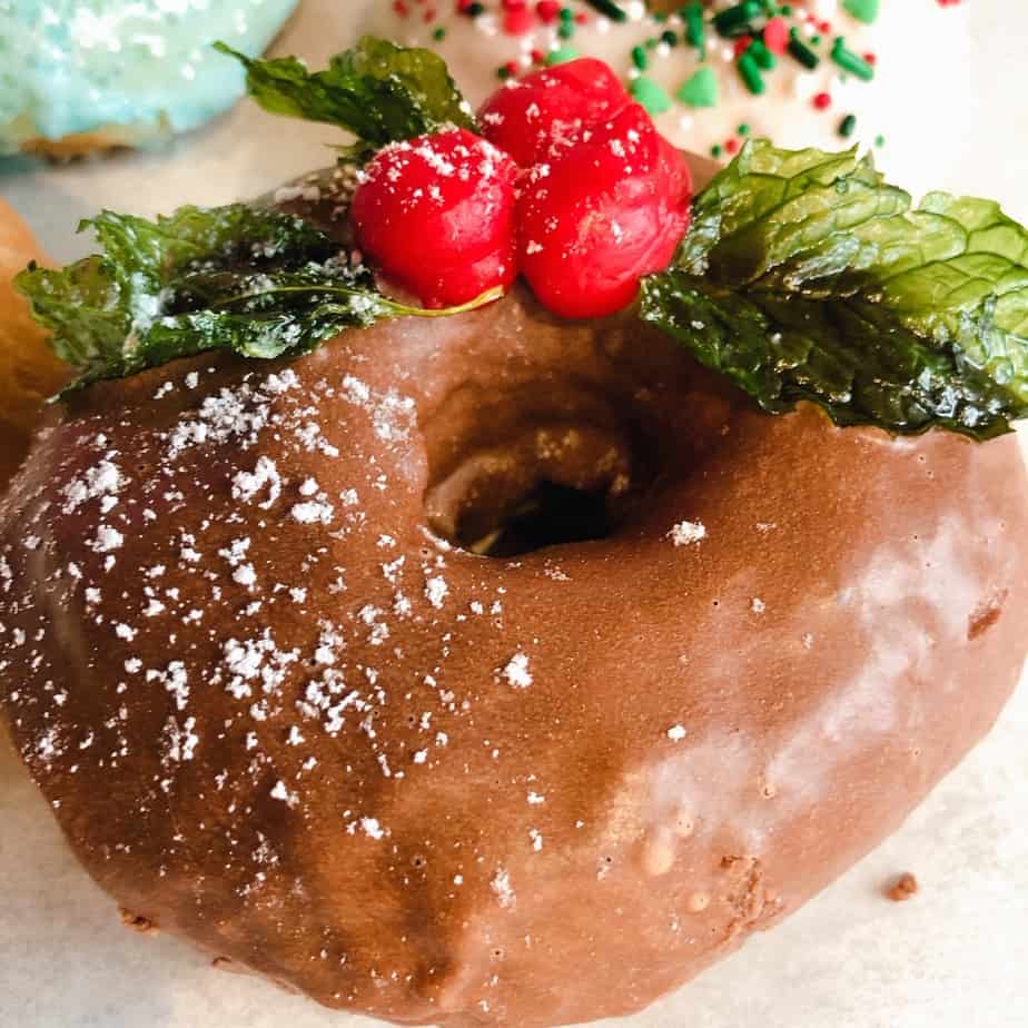 Mint Abuelita Donut Trejo's Coffee & Donuts 