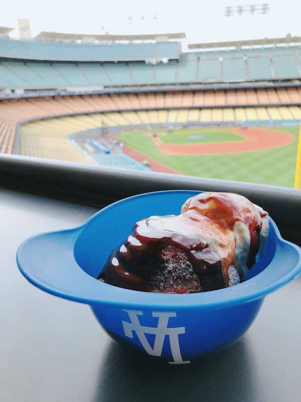 Churro_cake_dodgers_game day in L.A.