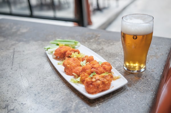 Vegan Snacks Buffalo Cauliflower from Mohawk Bend