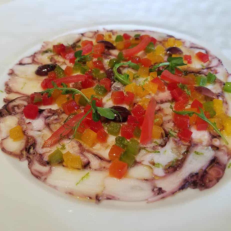 Octopus Carpaccio Joel Robuchon