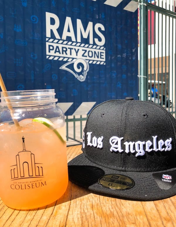 LA Rams Preview food and drinks