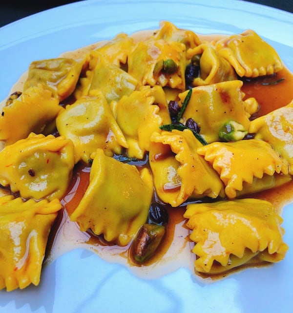 Agnolotti alla Vaccinara