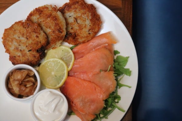 The Milky Way Latkes & Smoked Salmon 