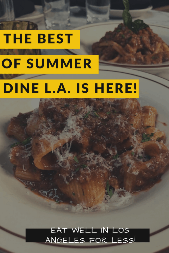 The Best of Summer dineL.A. pinterest