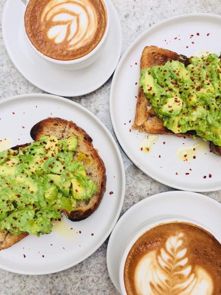 avocado toast blue bottle cafe