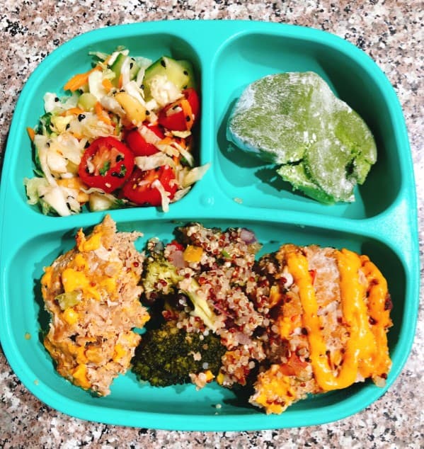 Sample Meal 21 Day Food Writer's Diet Toddler Plate