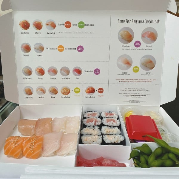 Sugarfish Takeout Box