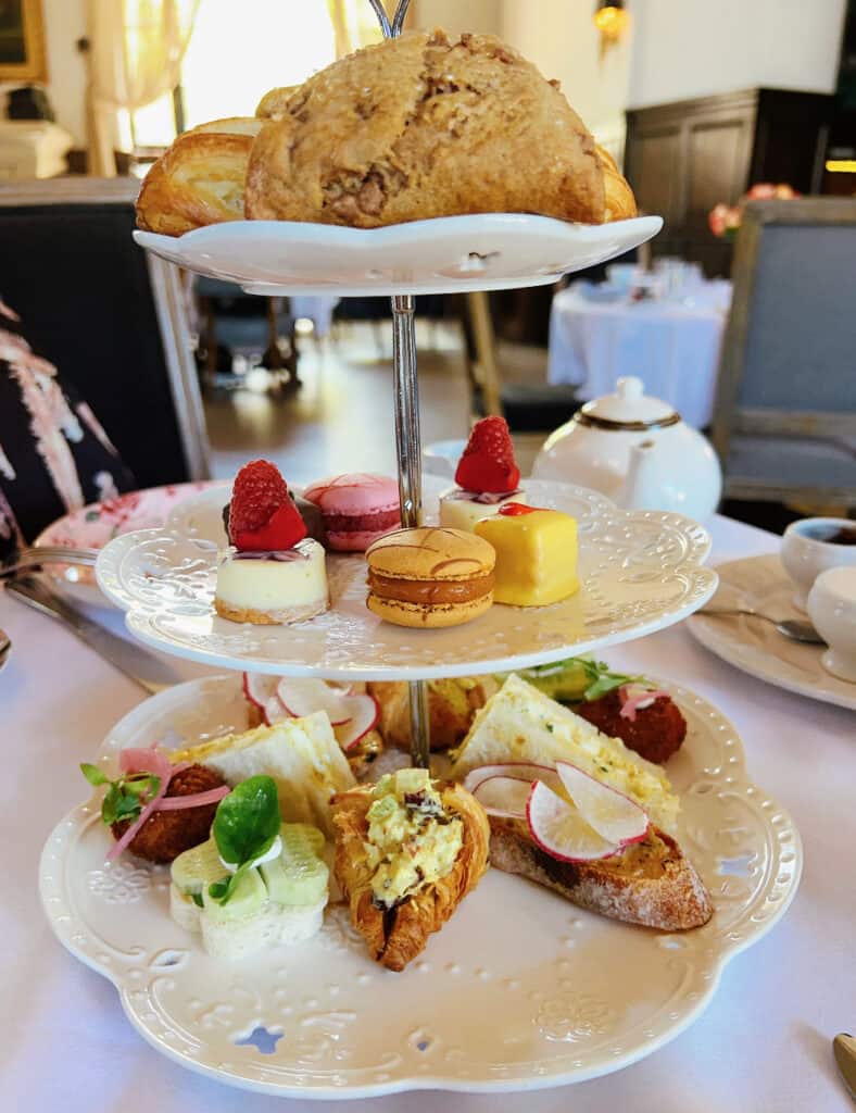 Tea Tower at the Culver Hotel