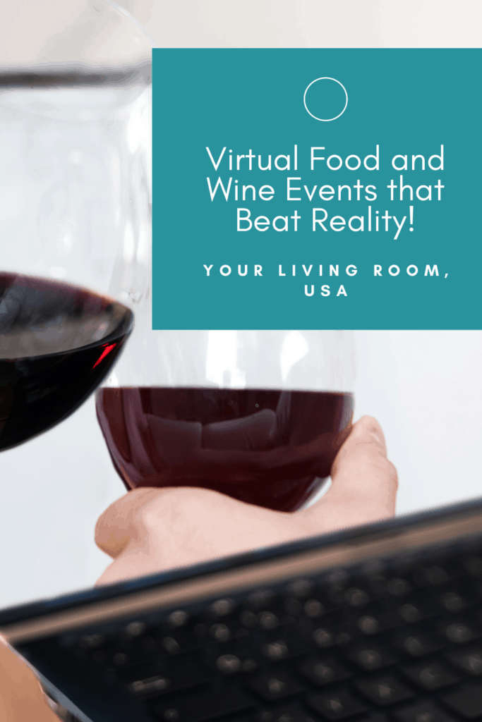 Virtual Food and Wine Events Pinterest