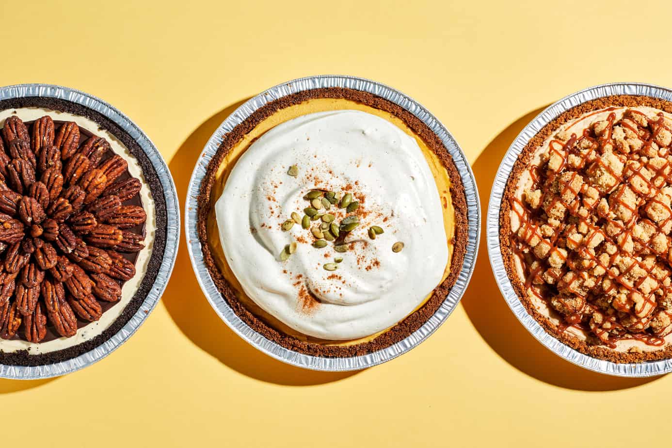 Sweet Rose Creamery_Pecan, Vegan Pumpkin & Apple Ice Cream Pies_Photo Credit Katrina Frederick