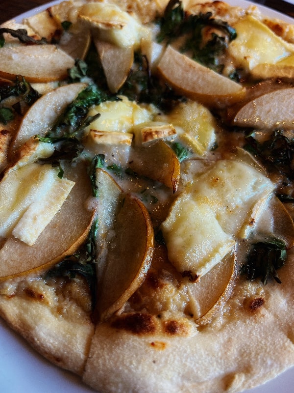 Pear and Brie Pizza Bacari