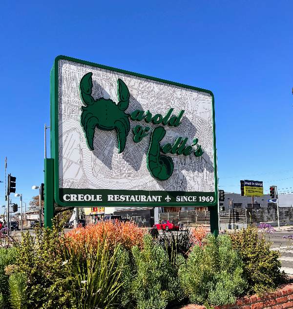 Harold and Belle's Signage