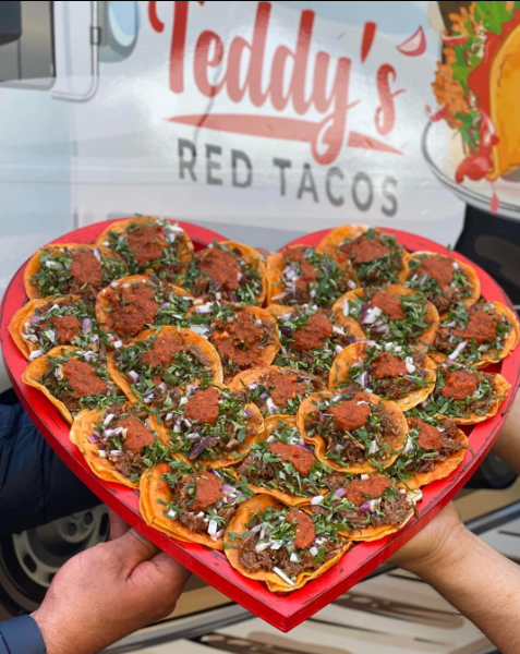 Teddy's Red Tacos Heart