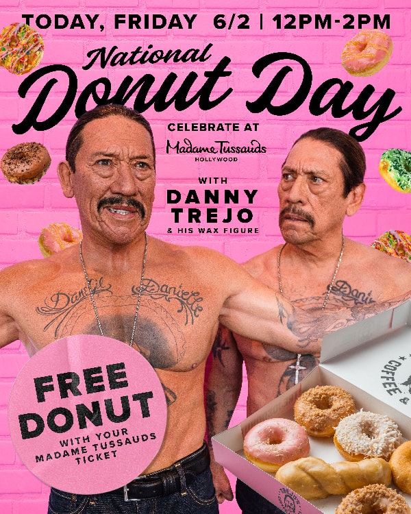 Donut Day Madame Tussauds