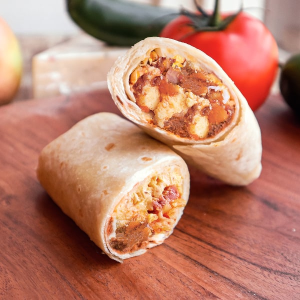 Soy Chorizo Breakfast Burrito