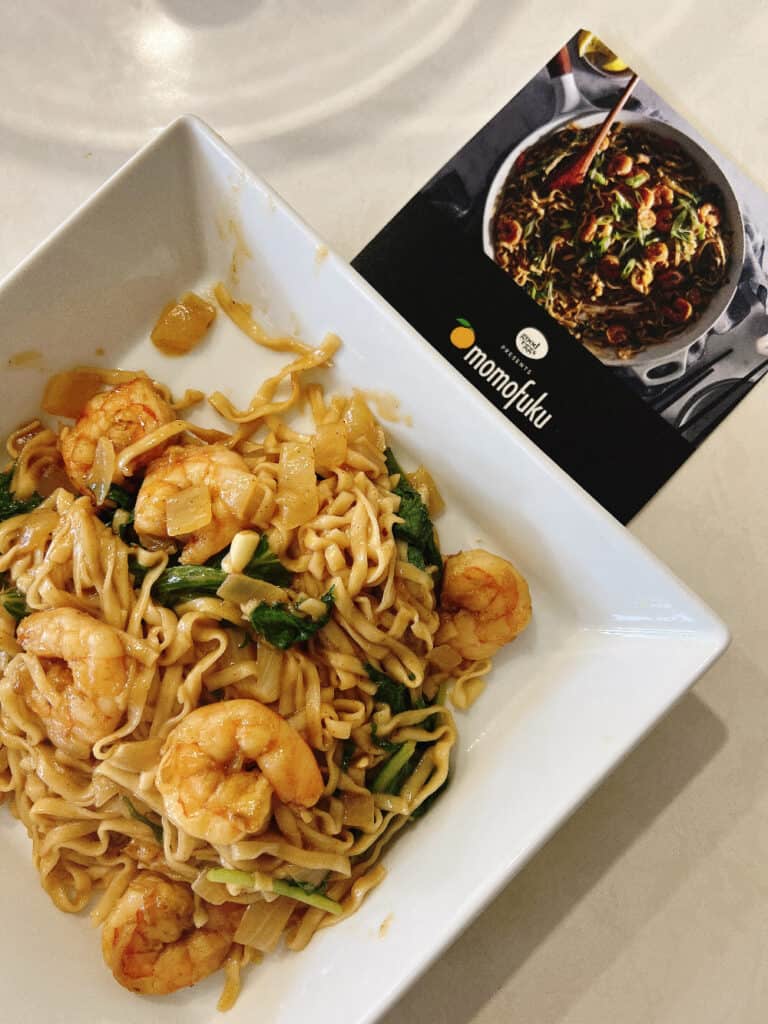 Momofuku at Home Spicy Shrimp Noodles