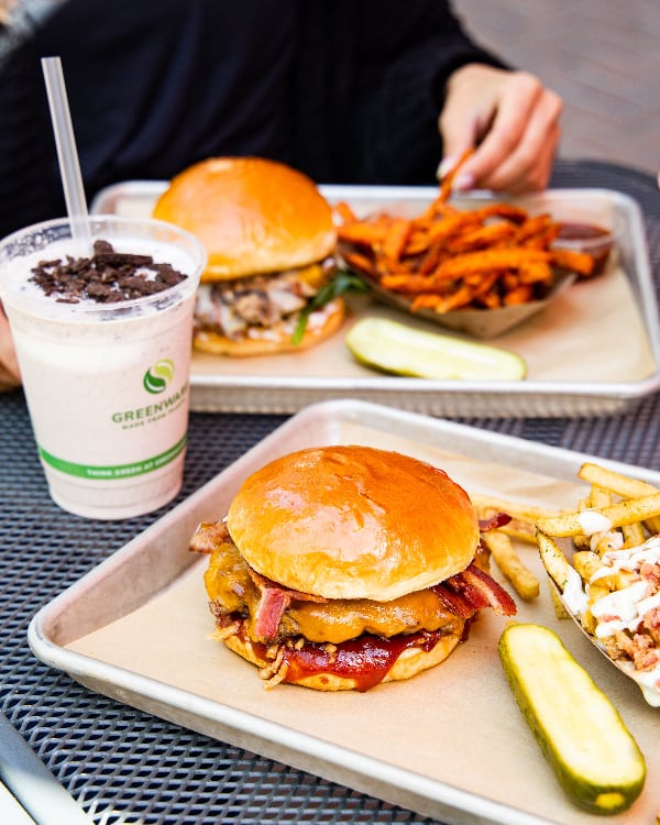 free burgers and shakes in Los Angeles