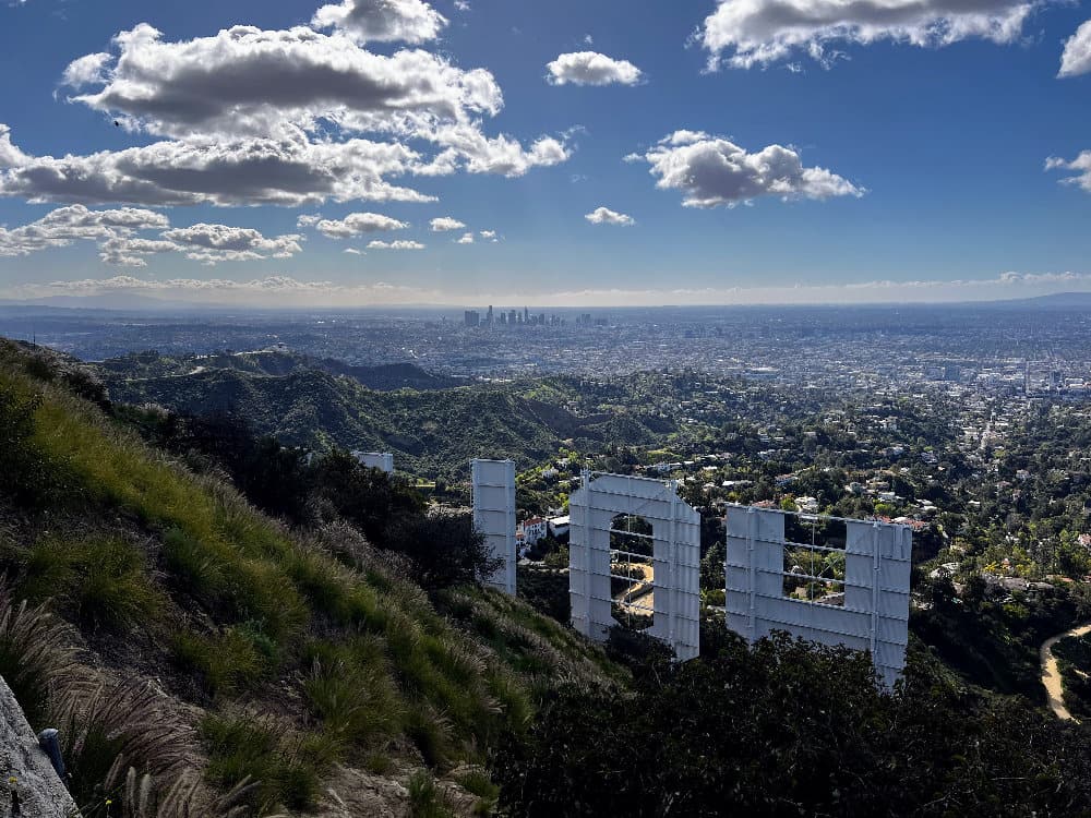 Hollywood Sign from Above