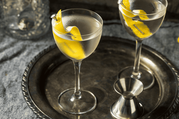 Martini with Lemon Twist