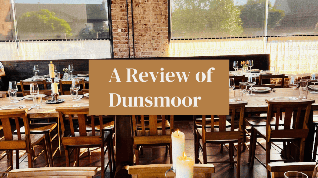 Dunsmoor Menu