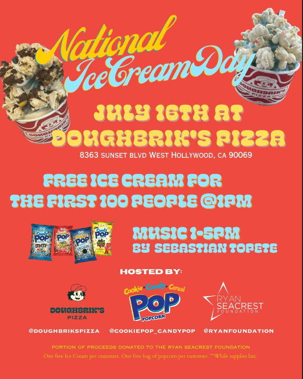 Where to get Free Ice Cream on National Ice Cream Day in Los Angeles