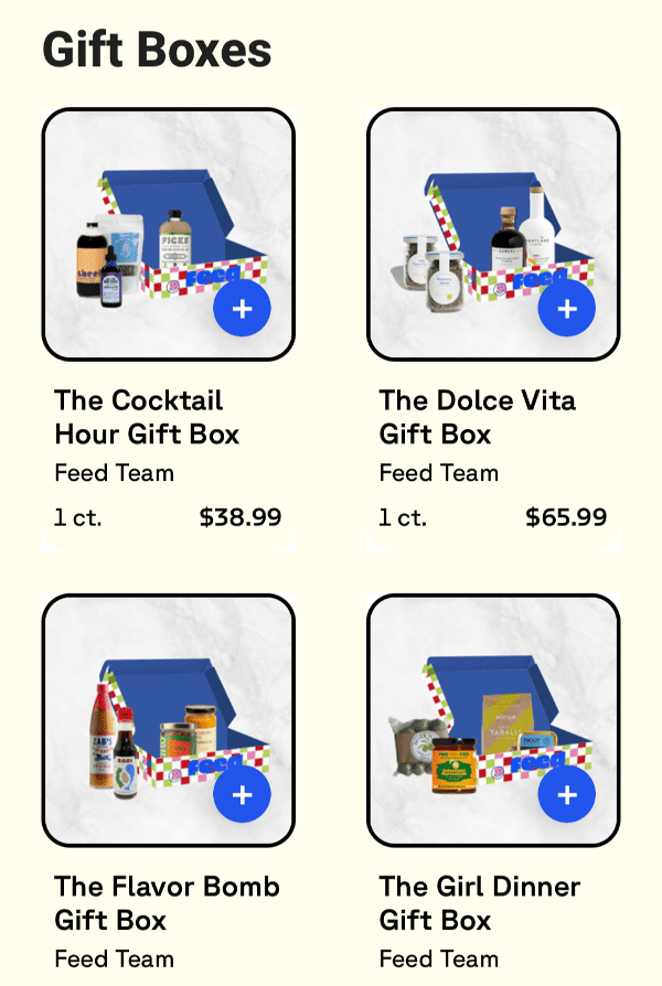 Gift Boxes on Feed app