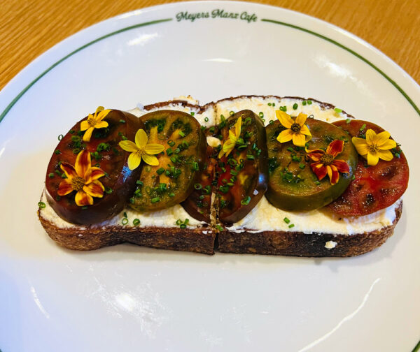 Tomato Ricotta Toast Meyers Manx Cafe Menu