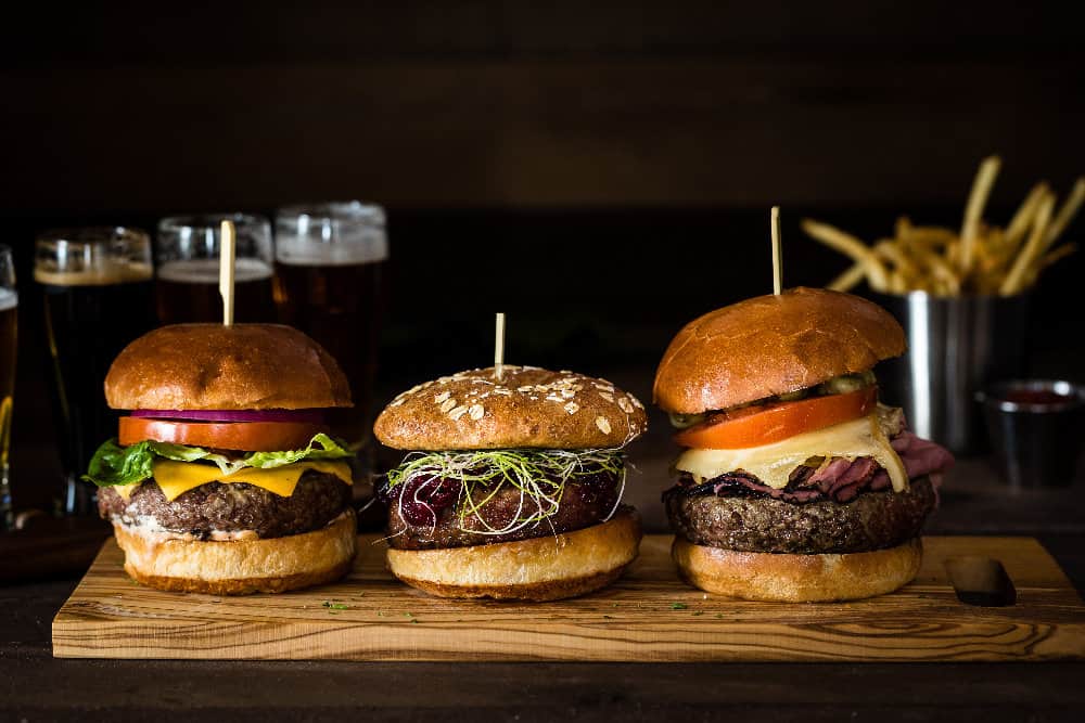 Burgers at 7 Mile Kitchen