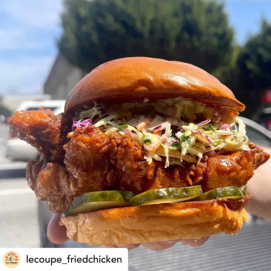 Le Coupe Fried Chicken Sandwich