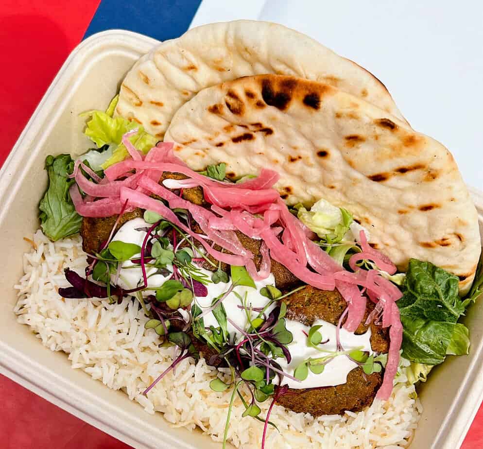 The Falafel Plate Angels Stadium