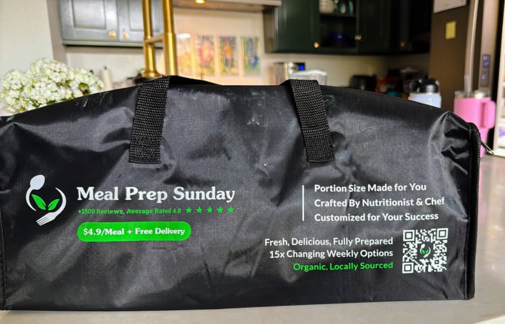 Meal Prep Sunday Delivery Bag