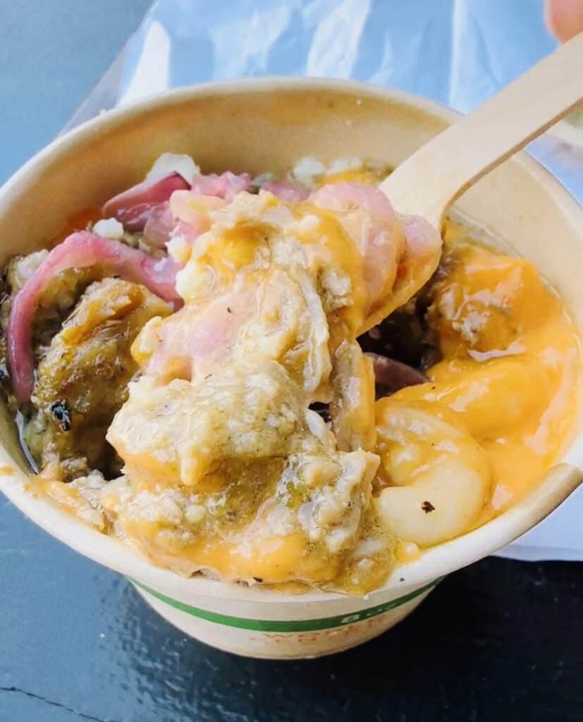 Pork Chile Verde Mac & Cheese