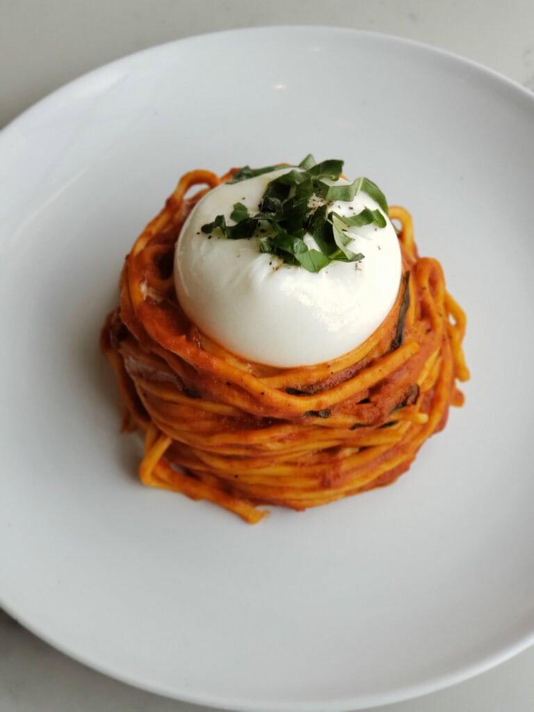 tomato + burrata