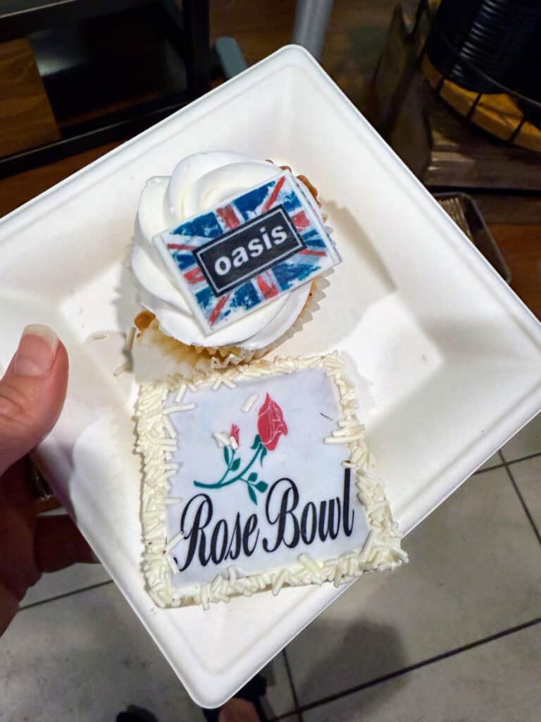 Desserts at Rose Bowl Stadium